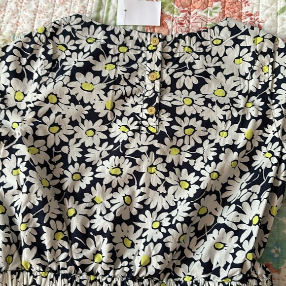 NWT CrewCuts Navy and White Daisy dress - Picture 4 of 7